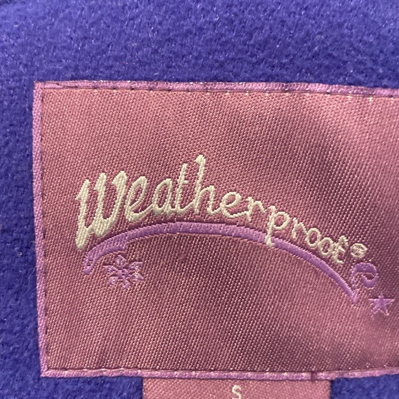Weatherproof, Small  girls, coat, full zipper & toggle, front closure, purple - Picture 6 of 6